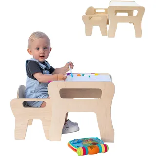 MAMOI Stylisch Kinderzimmer Möbel: Kindertisch mit Stühle - Schreibtisch Sitzgruppe Tisch Stuhl Set Kinder - Kinderstuhl.