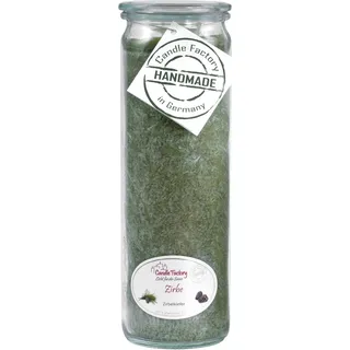 Candle Factory Big Jumbo Duftkerze aus pflanzlichem Stearin im hitzebeständigen Glas der Marke Weck®, ca. 100h Brennzeit, Duft: Zirbe