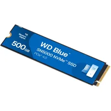 Bild von WD Blue SN5000 NVMe SSD 500GB, M.2 2280 / M-Key / PCIe 4.0 x4 (WDS500G4B0E)
