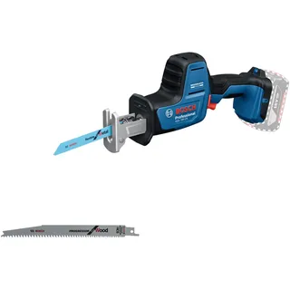 Bosch Professional 18V System Akku Säbelsäge GSA 18V-24 (inkl. Sägeblatt S922EF, S2345X)