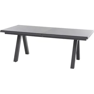 Siena Garden Tirana Ausziehtisch 200/260x100cm matt anthrazit / HPL