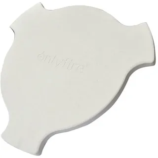 Onlyfire Pizza Stein Deflektorstein Ø 34 cm Kompatibel für Big Green Egg und AKORN Kamado, äußerer Kreisumfang