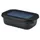 Frischhaltedose rechteckig schwarz 0,5 l