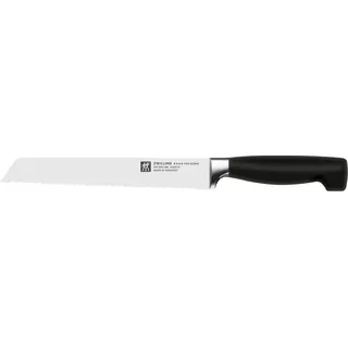 Zwilling Vier Sterne Brotmesser 20 cm Schwarz