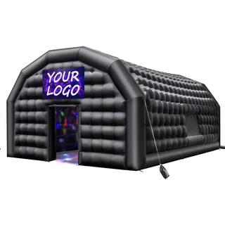 Vevor Aufblasbares Partyzelt 9 x 6 x 4 m Schwarz