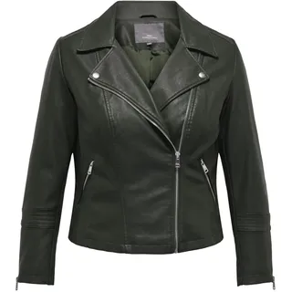 ONLY CARMAKOMA Damen Caremmy Faux Leather Biker Noos Lederimitatjacke, Rosin, 48