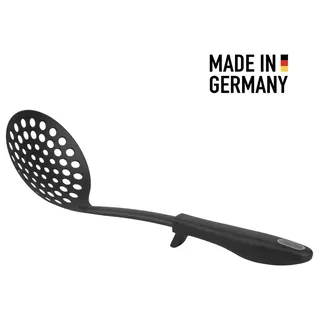 Premium Schaumlöffel mit Abstellhilfe | Abseihlöffel aus Kunststoff | Hitzebeständig bis 270°C