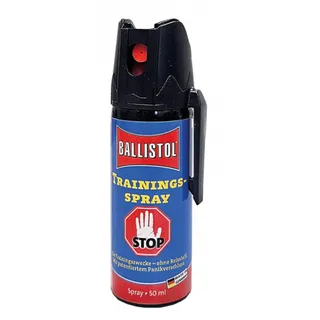 Ballistol 24549 Trainingsspray 50 ml - Übungsspray ohne Reizstoffe - mit Panikverschluss - Training für Selbstverteidigung und Sicherheitsdienste