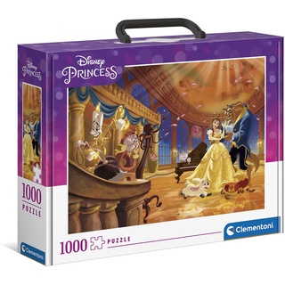 CLEMENTONI - 39676 - Puzzle Disney Princess, Puzzle 1000 Teile Für Erwachsene Und Kinder 10 Jahren, Geschicklichkeitsspiel Für Die Ganze Familie