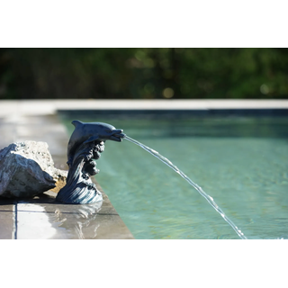 UBBINK Wasserspiel "Delfin I", braun (bronzefarben), Wasserspiele, Wasserspiel