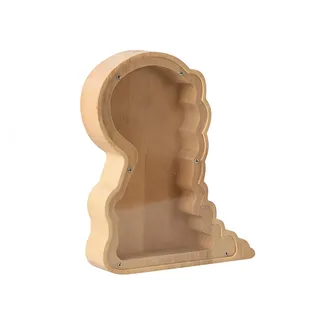 Dinosaurier Spardose Kinder Jungen Spardosen aus Holz Dino Sparbüchse Lustige Kinderspardose Holzspardose für Scheine Geldsparbox Geld Sparen Box Gelddose Kind Gut für Geschenk Junge 6 7 8 9 10 Jahre