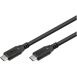 goobay USB-C Kabel 74202 USB3.2 100W 2m schwarz 10 Gbits