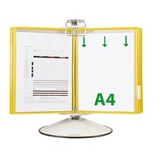 Bild Sichttafelsystem 444504 DIN A4 gelb mit 50 Sichttafeln