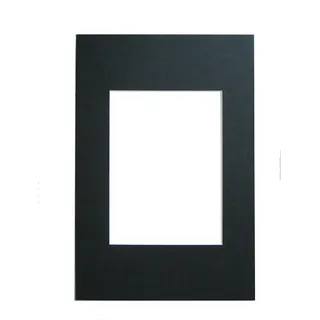 walther design Passepartouts schwarz für Rahmenformat: 50 x 70 cm, Bildformat: 40 x 60 cm Passepartouts PA071B