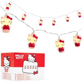 HELLO KITTY LED-Lichterkette 2 m Rot