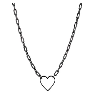 Liebeskind Berlin Damen-Collier Edelstahl schwarz