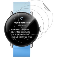NUCNOK 3 Stück Schutzfolie für Google Pixel Watch 2,Klar HD Weich Hydrogel Folie, Volle Abdeckung, Blasenfreie, Kratzfest,Anti-Fingerprint, 3D Full Cover Displayschutzfolie