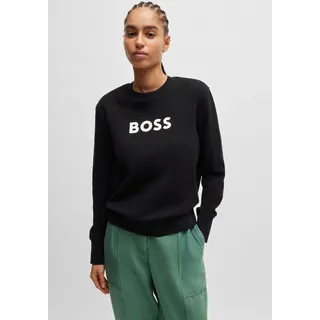 BOSS ORANGE Sweatshirt »C_Elaboss_6«, mit Rundhalsausschnitt, schwarz