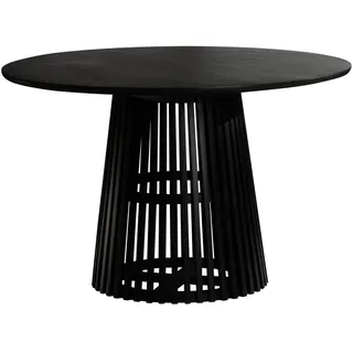 Wohnling Esszimmertisch Ø 120 cm schwarz