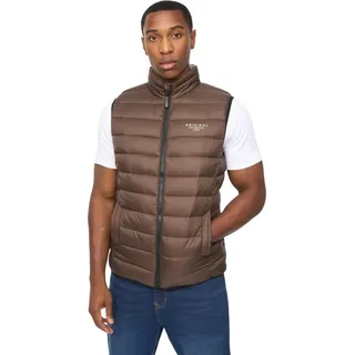 Crosshatch - "Gattering MVE" Weste für Herren, Gesteppt BG2274 (XXL) (Braun) - Braun