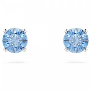 Swarovski Ohrstecker Stilla Attract Blau rhodiniert 0,4 x 0,4 cm