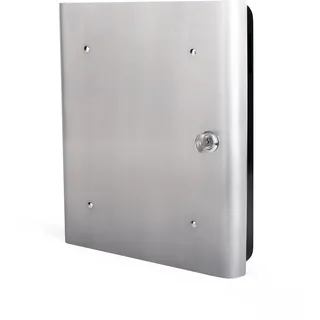 Pavo - Modern Schlüsselkast /-Schrank für 54 Schlüssel, Metall, schwarz, 30 x 6 x 24 cm, mit 54 Schlüsselanhänger, 8018567