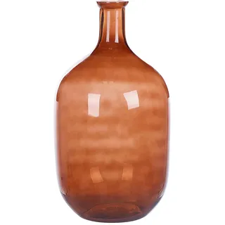 Beliani Dekovase Glas braun Dalchini , Braun , Mode , 51 cm , Dekoration, Vasen, Glasvasen