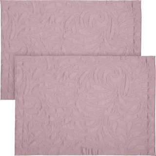 Erwin Müller Tischset Cadiz 2er-Pack bügelfrei altrosé Größe 35x50 cm
