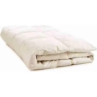Natürliche Decke Bettdecke 80% Daunen 155/220 1,60 kg Beige - Beige