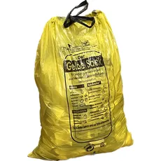 130 Stück gelbe Säcke, gelbe Müllsäcke, Wertstoff- Müllsäcke, Recycling Müllsäcke, Müllbeutel 90 l