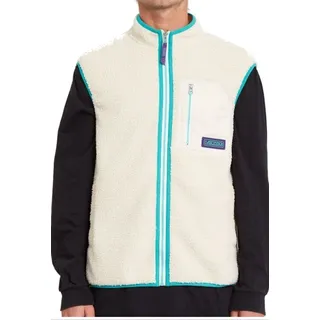Volcom Weste Muzzer Fuzzar Vest weiß - M