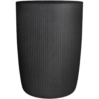 Scheurich Lineto High 38,6 Ø x 53,9 cm Stony Black