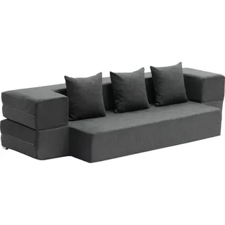 Vevor Schlafcouch 3-Sitzer Hellgrau