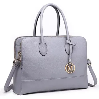Miss Lulu Aktentasche Damen Kunstleder 13 Zoll Laptoptasche Elegant Retro