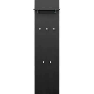 borchardt Möbel Garderobenpaneel Oliva 40 x 160 x 21 cm Schwarz