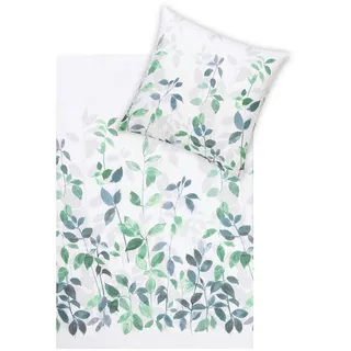 Estella Bettwäsche LORENA (BL 135x200 cm, - grün - BL 135x200 cm