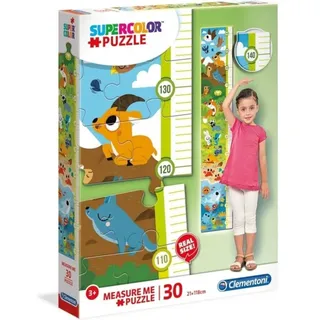 CLEMENTONI Puzzle Meterware Tiere 30 Teile