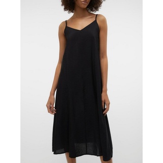 Vero Moda Damen »VMJOSIE CALF SINGLET DRESS WVN GA Noos Kleid, Schwarz, XS (34) - N-Gr, Black, , 91714836-XS N-Gr