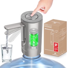 Bild Wasserflaschen Pumpe Flaschen Wasserspender: USB-Ladung Elektrischer Wasserspender, 1-5 Gallonen Tragbarer Wasserspenderpumpe