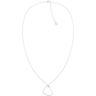 Tommy Hilfiger Halskette Damen Silber Edelstahl/Kristall