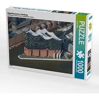 CALVENDO Puzzle Elbphilharmonie, Hamburg 1000 Teile Puzzle quer | 1000 Teile Lege-Größe 64 x 48 cm Foto-Puzzle für glückliche Stunden