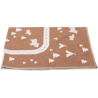 David Fussenegger 66406804 LILI Kinderdecke "Camping", braun, 400 g
