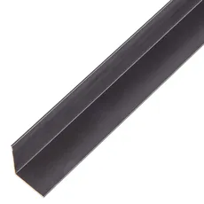 Alberts 489304 Winkelprofil | Aluminium, schwarz eloxiert | 1000 x 20 x 20 mm