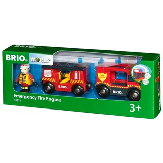 BRIO Feuerwehr-Leiterfahrzeug mit Licht & Sound (33811)
