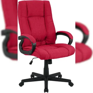 CLP Bürostuhl XL Sparta Stoff Rot
