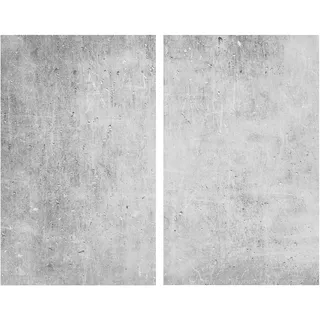 Wenko Herdabdeckplatten-Set BHT 30x80x52 cm grau