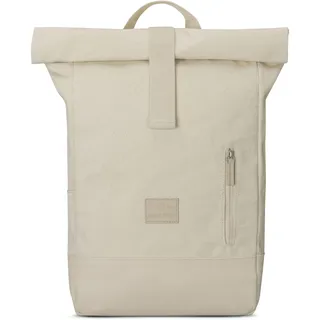 Johnny Urban Rucksack Damen Beige - Adam Medium - Rolltop Mit Laptopfach für Uni Business Schule - 15L - Baumwoll Canvas - Wasserabweisend