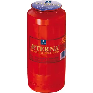 Aeterna Bio-Öllicht 7 Tage Brenndauer Rot