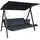 Lounge Zip Grau 3-Sitzer