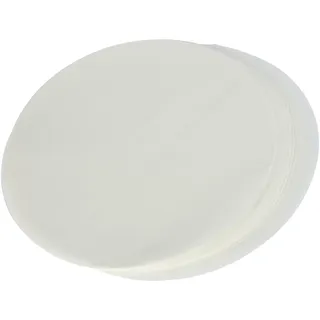 KitchenCraft Silikon-Backpapier, Rund, 100 Backpapiere, Backpapier mit Silikonbeschichtung, für Kuchen/Tortenformen und Backbleche geeignet, 20 cm